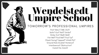 Wendelstedt Umpire School