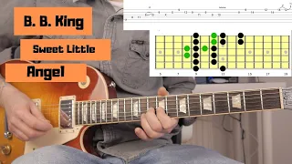 B B king Sweet Little Angel - Intro Solo Lesson