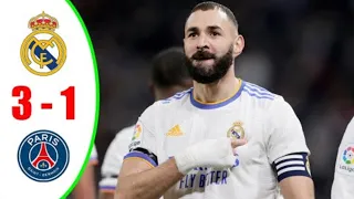 Real Madrid vs PSG 3-1 Extended Highlights & All Goals 2022 HD