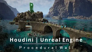 Houdini UE5 procedural wall