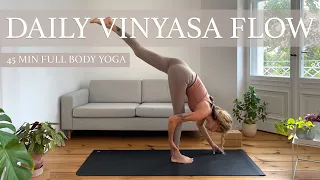 Everyday Yoga Vinyasa Open And Awake | 45 Min. Yoga Flow