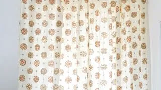 How To Sew Back Tab Curtains From Duvet Cover - DIY Home Tutorial - Guidecentral