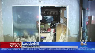 Two People Hospitalized After Lauderhill Apartment Fire