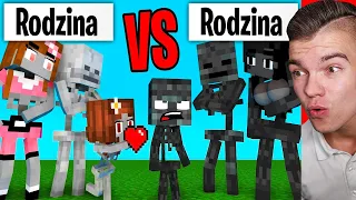 RODZINA vs RODZINA w Minecraft! (śmieszna animacja)