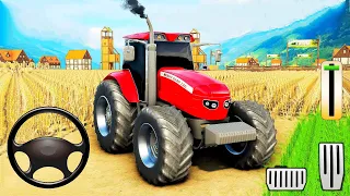 Real Tractor Driving Simulator 2021 - Farm Machine Game - Android Gameplay