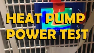 measuring heat pump power and efficiency
