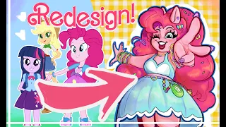 My MLP Equestria Girls Redesigns! (PART TWO)