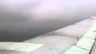 LANDING IN SEVERE TURBULENCE AND WIND BOEING 737 BRITISH AIRWAYS