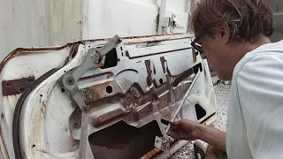 1958 Plymouth Christine Restoration Vlog #30 Door Disassembly