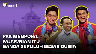 Pak Menpora, Fajar/Rian Itu Ganda Sepuluh Besar Dunia | Narasi Newsroom