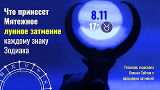 Что принесет Мятежное ☽ затмение 8.11.2022 каждому знаку Зодиака