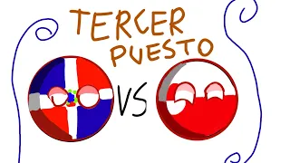 Partido del tercer lugar 🇬🇱🇩🇴🥉🥉#copaamericana2023countryballs