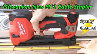 Milwaukee New M12 Cable Stapler 2448-21