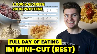 Full Day Of Eating im MINI - CUT | 2.000 Kalorien & 200g Proteine | FDOE