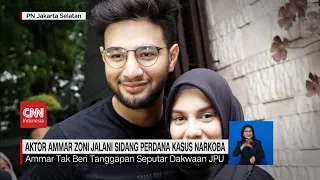 Aktor Ammar Zoni Jalani Sidang Perdana Kasus Narkoba