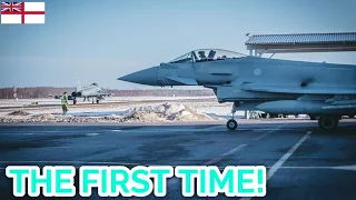 The first time! Royal Air Force Typhoon joins the German Air Force for Joint Exercise in Estonia