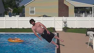 Falling in Pool at 1000FPS - Sony RX10 Mark 4 Slow Motion Video Test