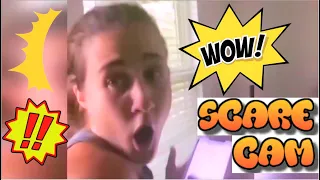 Scare cam pranks. Their very funny reaction!! Can you put up with laughing? #2