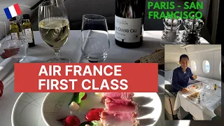 AIR FRANCE BOEING 777 First Class La PREMIERE Paris to San Francisco