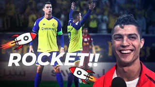 Rocket⚡🚀 | Cristiano Ronaldo Freekick  Goal WhatsApp Status Vs Abha | Ronaldo Freekick Goal Vs Abha