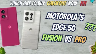 Motorola Edge 50 Fusion vs Motorola Edge 50 Pro Comparison | GIVEAWAY OnePlusNord Buds earphones |