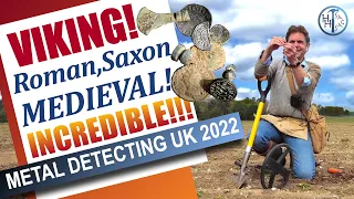 INCREDIBLE Metal Detecting UK 2022 - VIKING, Roman, SAXON coins and THINGS!