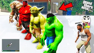 JOINING SCHOOL TO GET EVERY GREEN HULK SUIT In GTA 5 | AMAAN-T