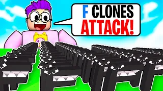 Can We Make *999,999,999* ALPHABET LORE CLONES In ROBLOX CLONE YOURSELF!? (BROKE OUR COMPUTER!)