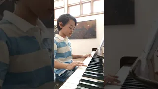 Jaga Slalu Hatimu (Seventeen) - Reno Daneswara (6 yo) | pianocover,25Jan20, bulan ke 3 belajar piano