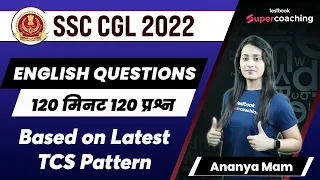 English Mock Practice Based on Latest TCS Pattern | SSC CGL English Classes 2022 | By Ananya Ma'am