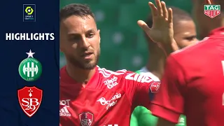 AS SAINT-ÉTIENNE - STADE BRESTOIS 29 (1 - 2) - Highlights - (ASSE - SB29) / 2020-2021