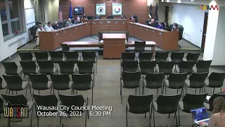 Wausau City Council Meeting - 10/26/21