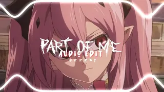 part of me - katy perry [audio edit]