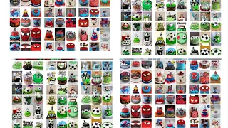 Spiderman Cake And Football Cake 🎂 For boys Birthday Cake Designs Photos Collection Video#viralvideo