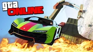 GTA 5 Online (Гонки + УГАР) - Убойные трюкачи! #108