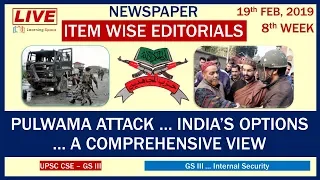 Pulwama Attack…India’s Options…A Comprehensive View