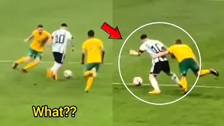 Leo Messi Crazy Dribbling skill vs 4 Australia defenders!!⚽😱🇦🇷