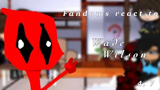 Fandoms React to Deadpool // (4/7)