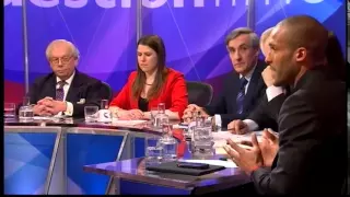 David Starkey insults an audience member & John Redwood on Question Time (1.3.12)