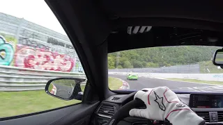 7.35 BTG BMW M4 CS vs Porsche GT3 RS Mk2 520 | Nurburgring Nordschleife | Custom Racetec 7:35