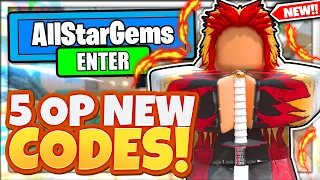 ALL *5* NEW SECRET OP CODES! All Star Tower Defense Roblox