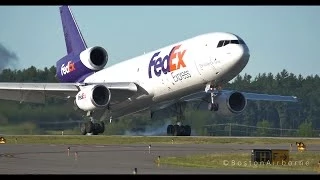 FedEx MD-10 Flawless Landing | GH4 Camera