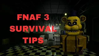 FNAF COOP - Fnaf 3 Tips | Roblox