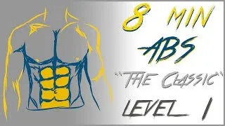 8 Min Abs "The Classic" - Level 1 - No Music