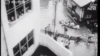 Streets of Tokyo flood (1938)