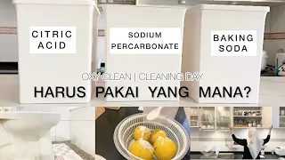 Economical Cleaning Solution | Uses of Citric Acid, Baking Soda & Sodium Percarbonate