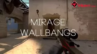 Прострелы карты Mirage CS:GO