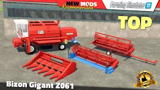 FS22 | Bizon Gigant Z061 - Farming Simulator 22 New Mods Review 2K60