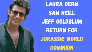 Laura Dern, Sam Neill & Jeff Goldblum Reunite for Jurassic World Dominion(2022) #shorts