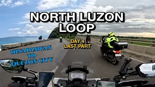 NORTH LUZON LOOP 2023 | DAY 4 THE LAST PART | Dinadiawan to Quezon City | Honda ADV160 | BlinsTV